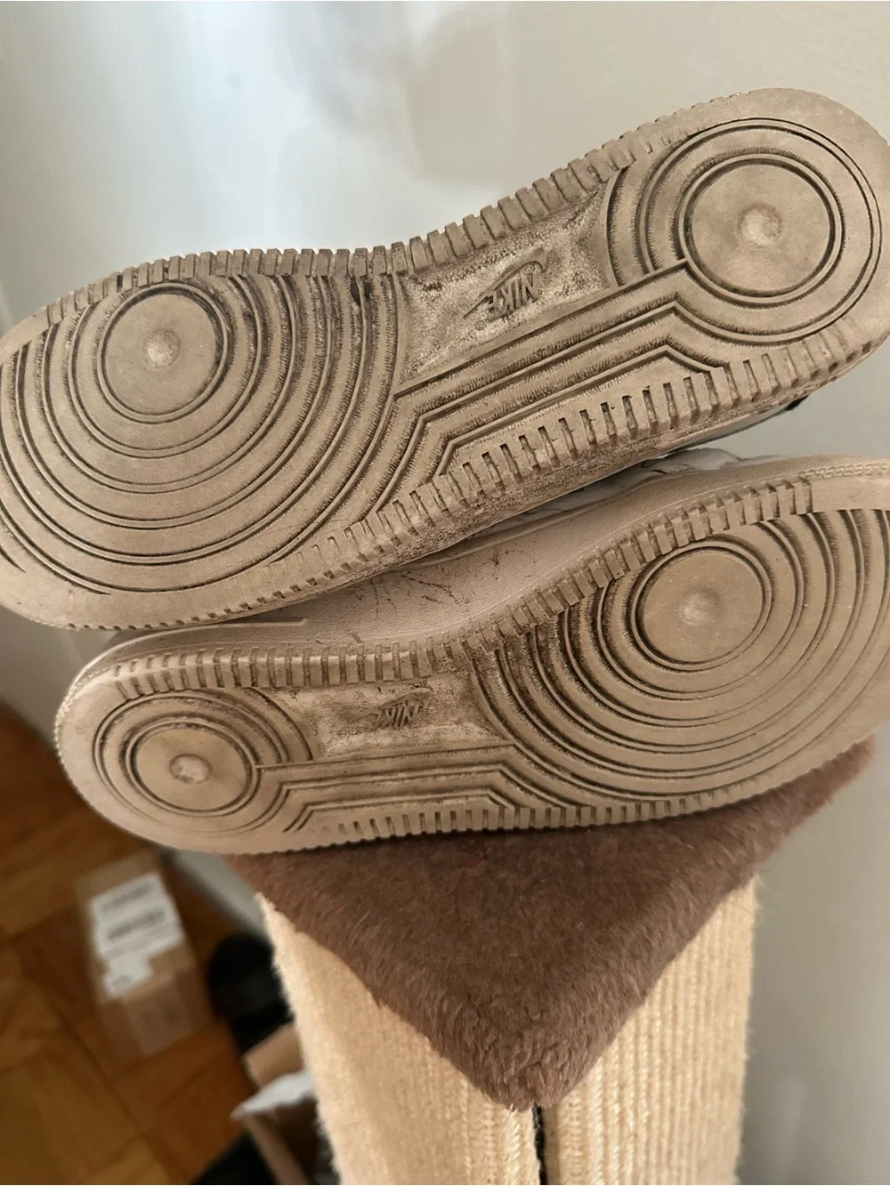 Old Nike Well-Worn Sneakers